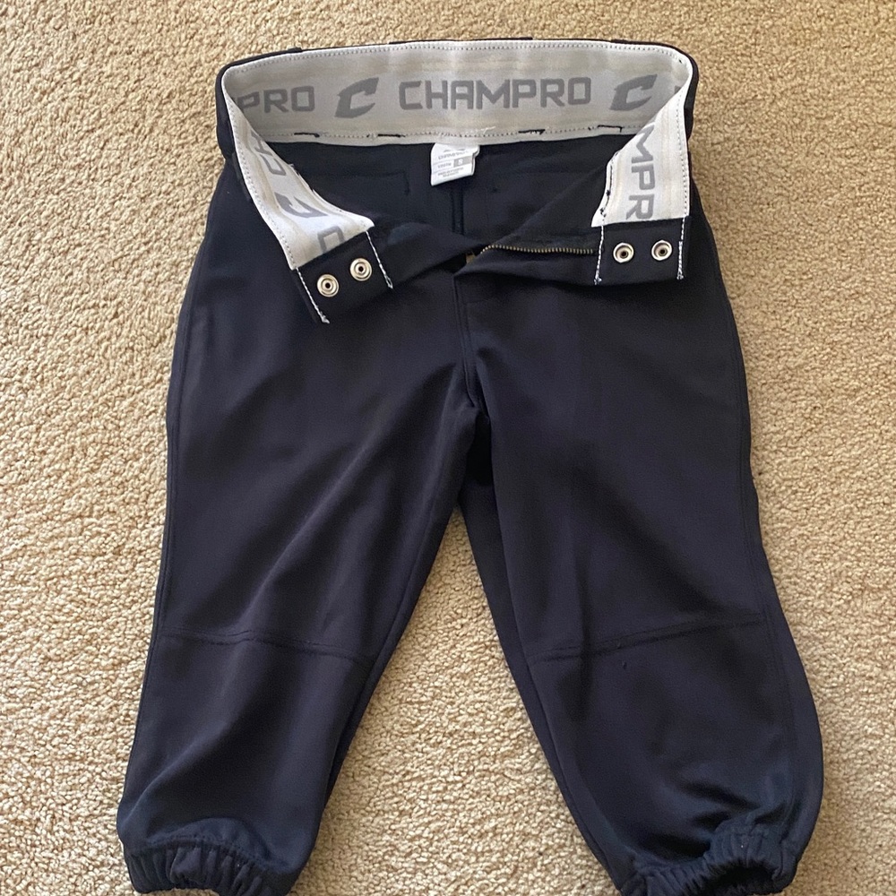 Champro Black Youth Baseball Pants EUC Size YS